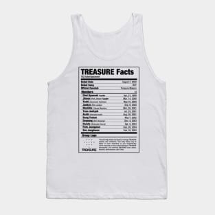 TREASURE Kpop Nutritional Facts Tank Top